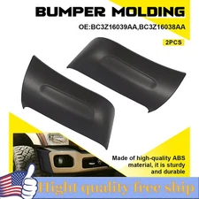 Front Bumper Step Pad Outer Molding Trim Set Fits Ford Super Duty 2011-2016 EOOK