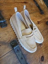 Vionic Women's 11 Sand Suede Uptown Flat Loafers Slip On Casual Formal