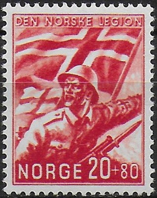 1941 Norwegen Pro Norwegian Legion MNH Unified Nr. 212