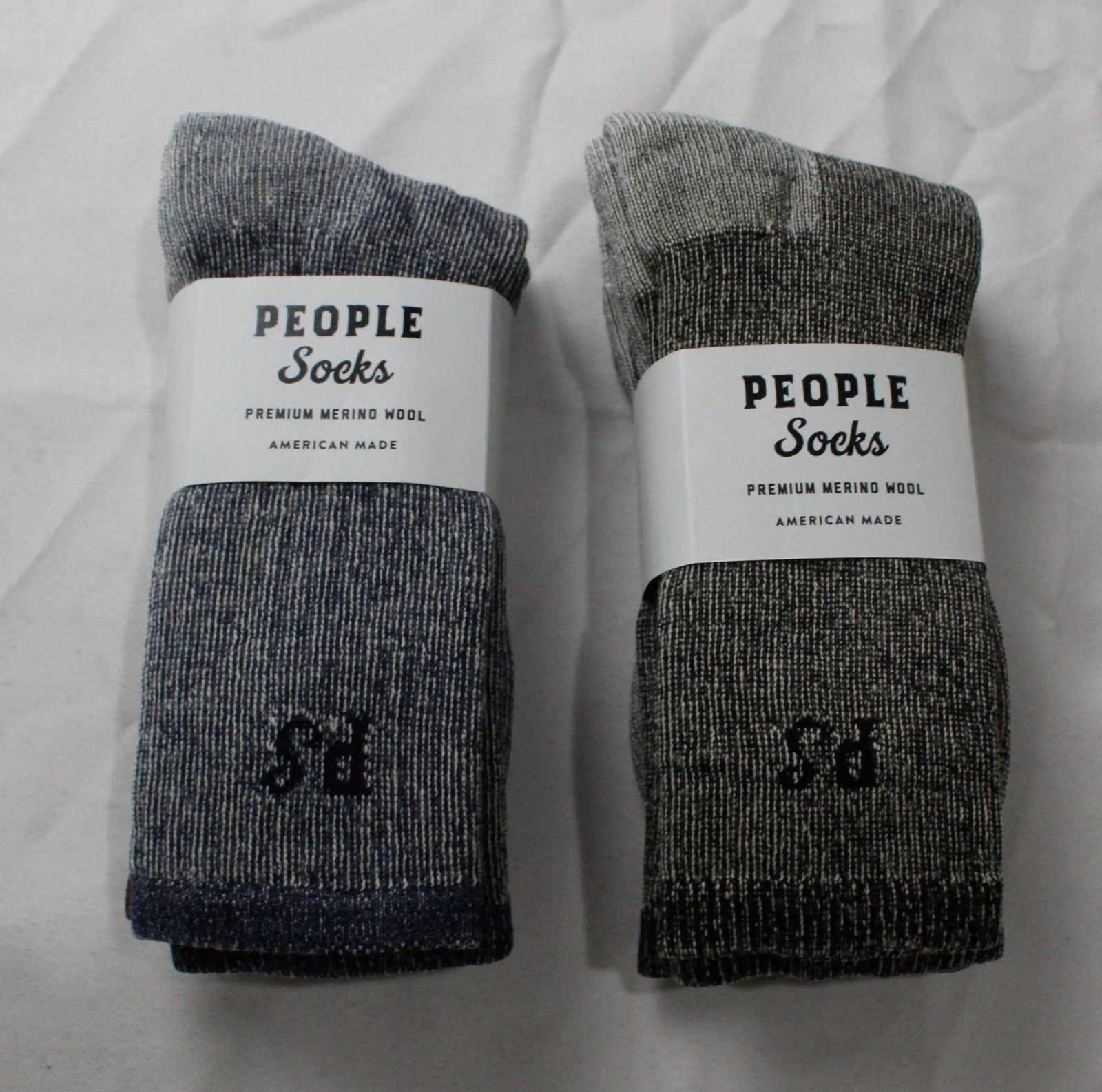 People Socks Men's 4 Pack Below Zero Crew Socks NN7 Black/Navy/Brown Large NWT