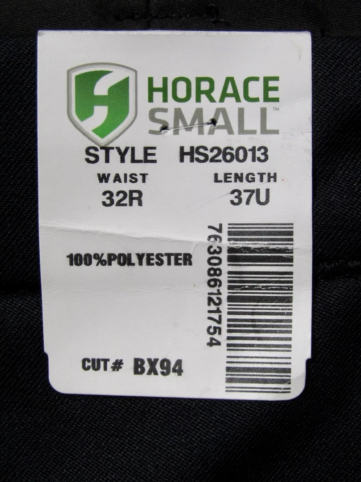 (2X) NUEVO Pantalones Uniforme de Policía Centinela Pequeño Horace - Azul Marino Oscuro - Hombres 32 R Foto 2 de 4