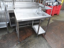 Stainless Steel Bar Hand Wash Sink Unit with Appliance Void £250 + Vat