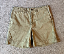 Ralph Lauren RRL Double RL Men's Military HBT Herringbone Twill Shorts - Size 31