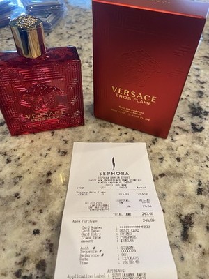Versace Eros Flame Eau de Parfum Spray 3.4 fl oz Regular Size