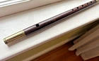 vtg Crosby Geo Cloos wood brass FIFE antique wooden civil war era flute George