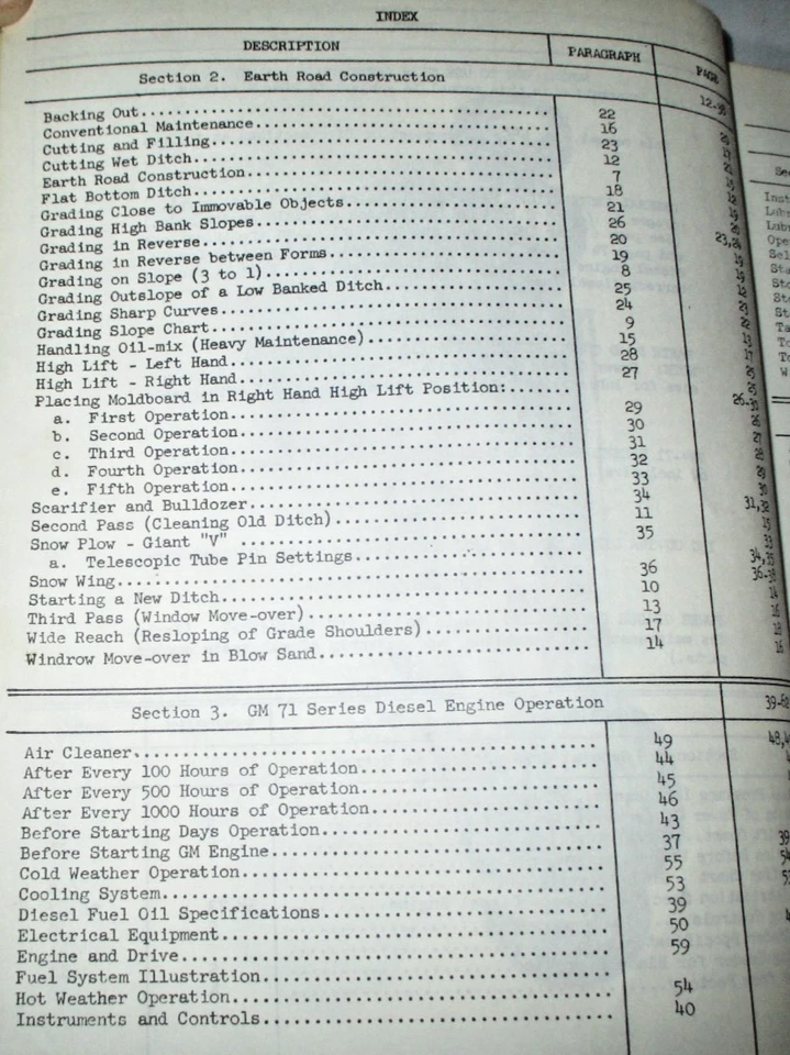 Clark No. 485 Super 99 Motor Power Grader Operators & Service Manual ORIGINAL! - Image 4 of 4