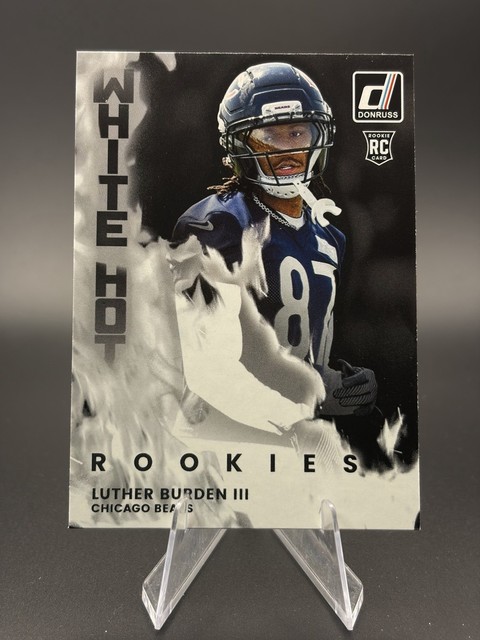 Luther Burden III 2025 Panini Donruss White Rookies #WHR-LTB RC Bears