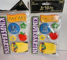 The Paper Studio La Petite Kindergarten 3-D Stickers 2 Packs My Art Scrapbooking