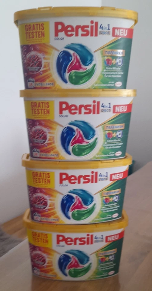 4 Packungen Persil 4 In 1 Disk - Bild 1 von 1