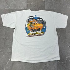 Vintage Mopar Graphic Tee Mens 2xl Race Ready Factory Hot Rods Shirt White