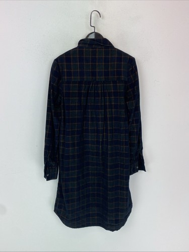 Fat Face Corduroy Shirt Dress with Pockets Long Sleeve Check Cotton Size 8 Long - Picture 15 of 15