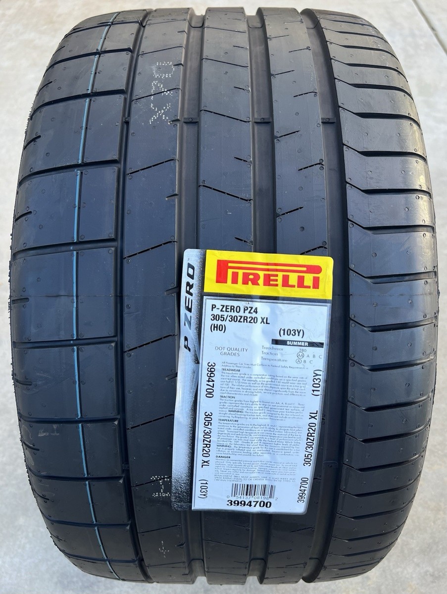 SET OF TWO BRAND NEW 305/30ZR20 (103Y) Pirelli P Zero PZ4 Sport