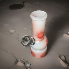 "Mini bong de vidrio para fumar tabaco de 5"" vástago inferior"