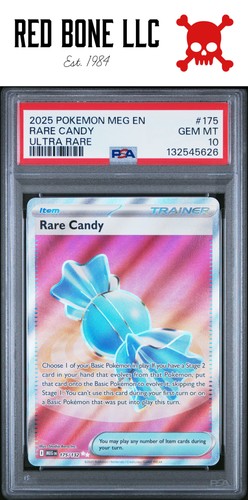 Rare Candy graded PSA 10 for sale on eBay