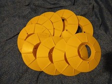 Vintage Nerf Indoor Golf 1986 Game Replacement Part Cups Set Of 9