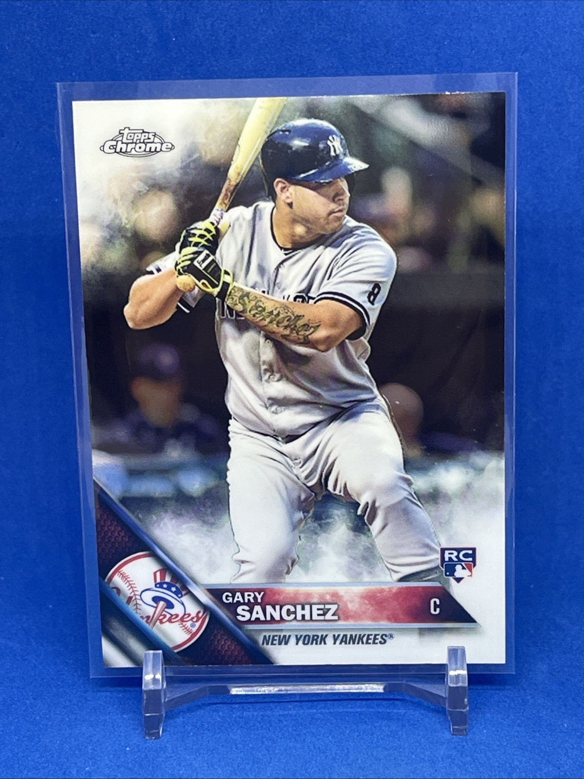 2016 Topps Chrome Gary Sanchez #143 Rookie RC New York Yankees
