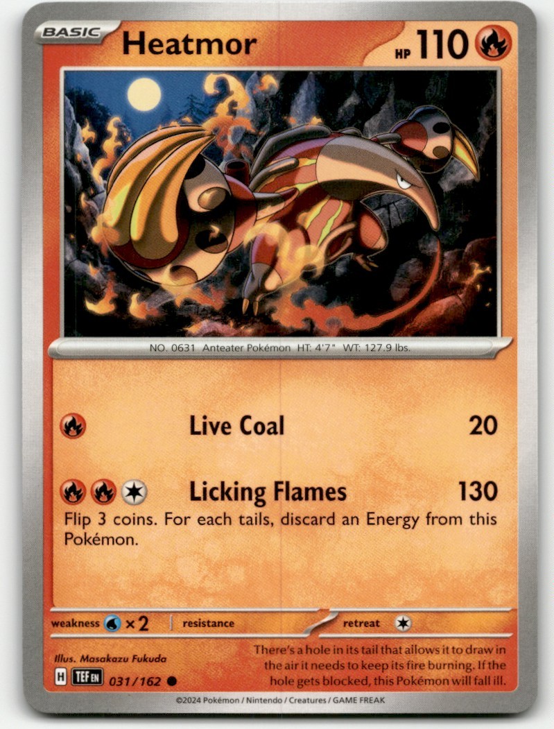 Pokemon TCG Card Scarlet & Violet Heatmor #31