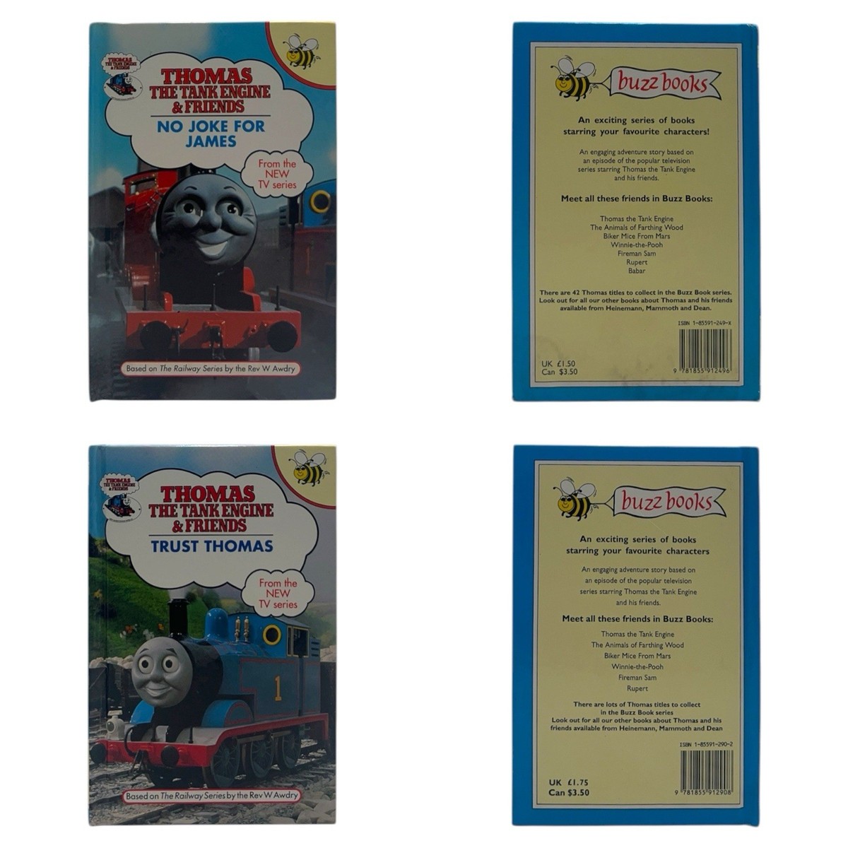 Thomas the Tank Engine & Friends 39x Vintage 1990s Buzz Books