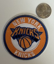 NEW YORK KNICKS VINTAGE STYLE EMBROIDERED IRON ON PATCH. 3  x 3  AWESOME 