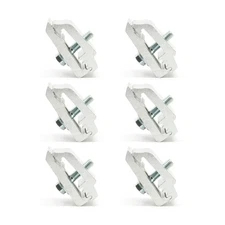 RuggedXL Low Pro Aluminum Mounting Clamps 1112514 Truck Cover Cap Camper - Se...