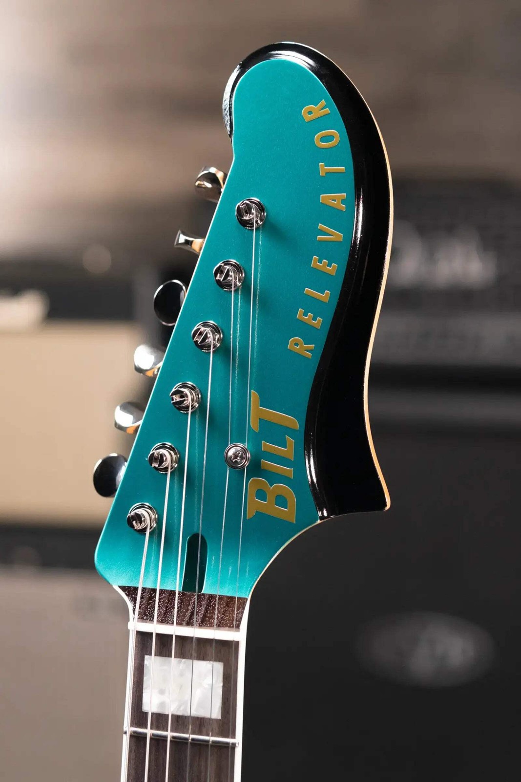 BilT Relevator LS HH Electric Guitar Sherwood Green Metallic with Mono Gig Bag -