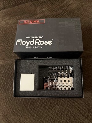 New Floyd Rose FRT100 Chrome Tremolo System Bridge