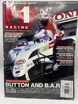 F1 Racing Magazine British Grand Prix Issue, August 2004 Very Good Condition