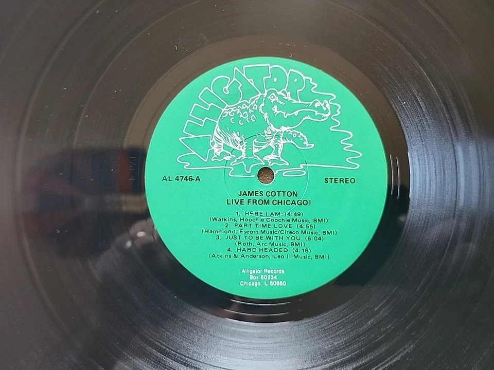 James Cotton and his Big Band Blues Vinyl LP Live In Chicago: Mr. Superharp - Image 2 of 4