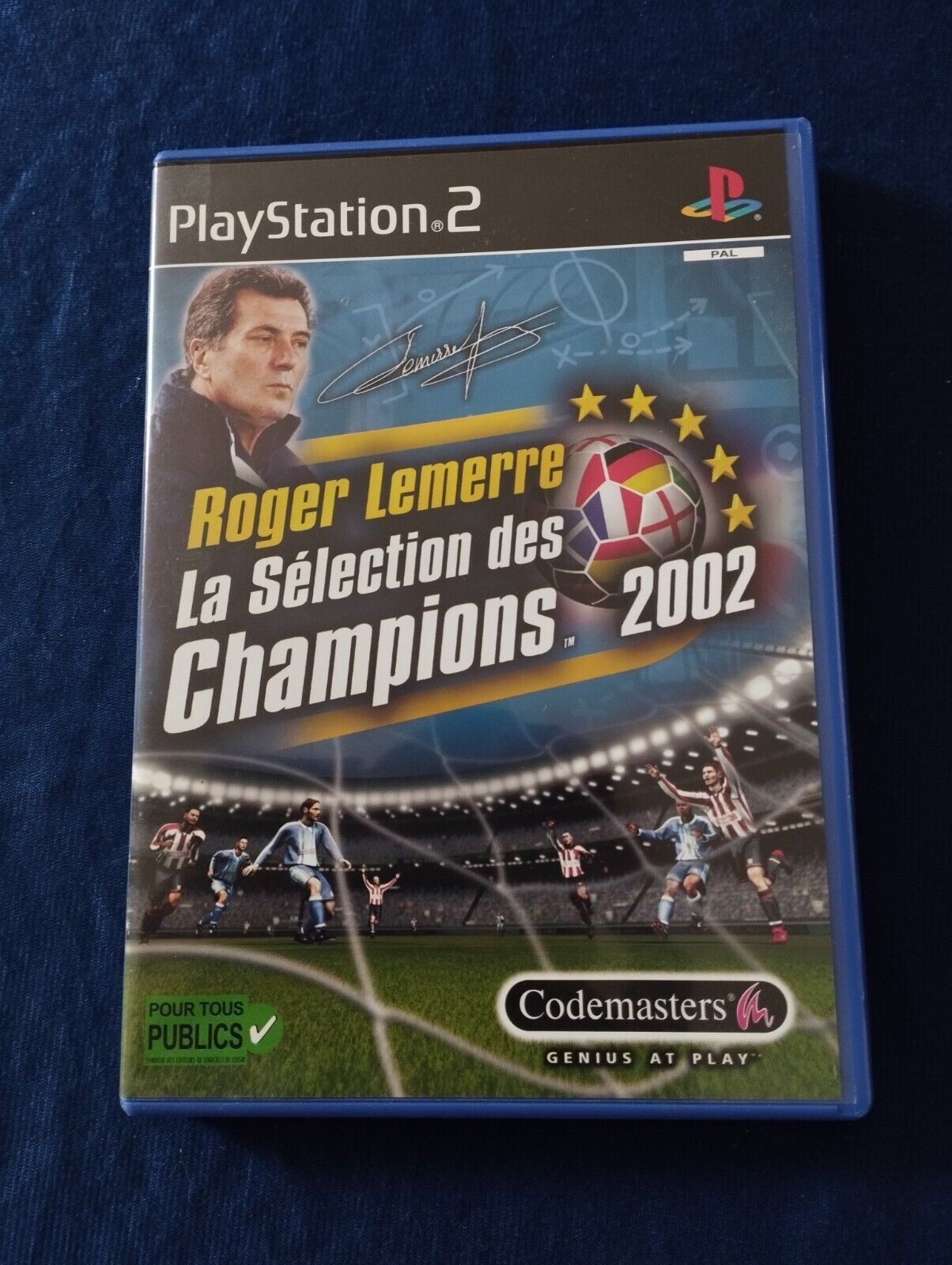 Jeu Roger Lemerre la sélection des champions 2002 PAL fr  PS2 Sony PlayStation 2