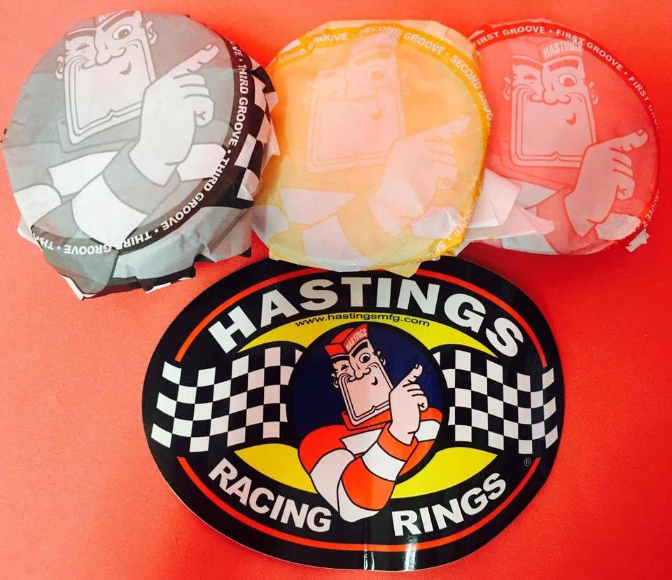 Hastings Racing Piston Rings Set 84.5mm For B20 Swap Hybrid YCP Pistons - Performance