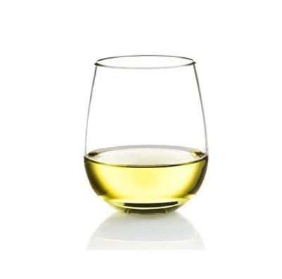 4 Stemless Wine Glass Set Unbreakable Tritan Plastic - Set of 4
