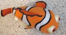 Disney Pixar Finding Nemo Clownfish 10" Orange Plush