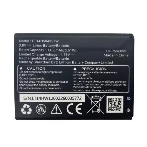 Nowa wytrzymała bateria do AT&T Cingular Flip IV U102AA Mobel: LT14H504357W - Zdjęcie 2 z 5