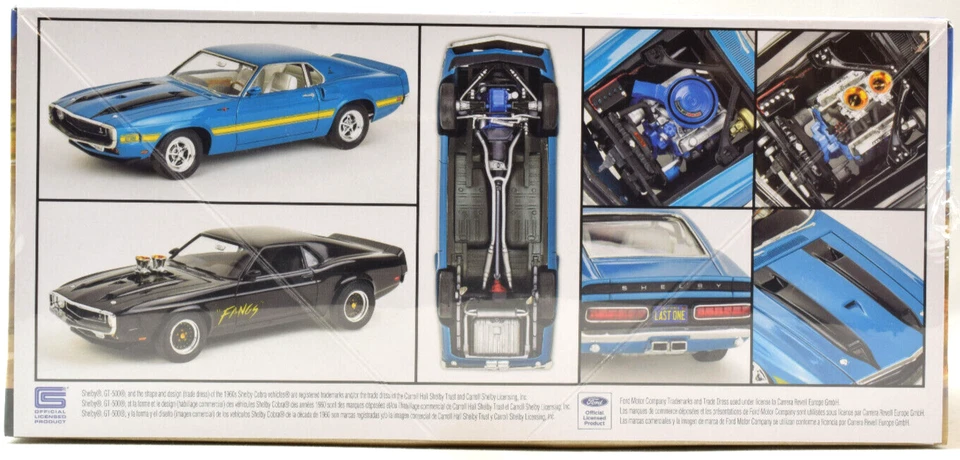 Revell 1970 Shelby GT-500 Ford Mustang 1/25 Scale Plastic Model Car Kit 14563 - Image 3 of 4