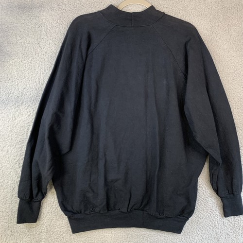 Vintage 80er Sweatshirt Damen M handbemalt Art to Wear Pure Cottonwear USA schwarz M - Bild 9 von 10