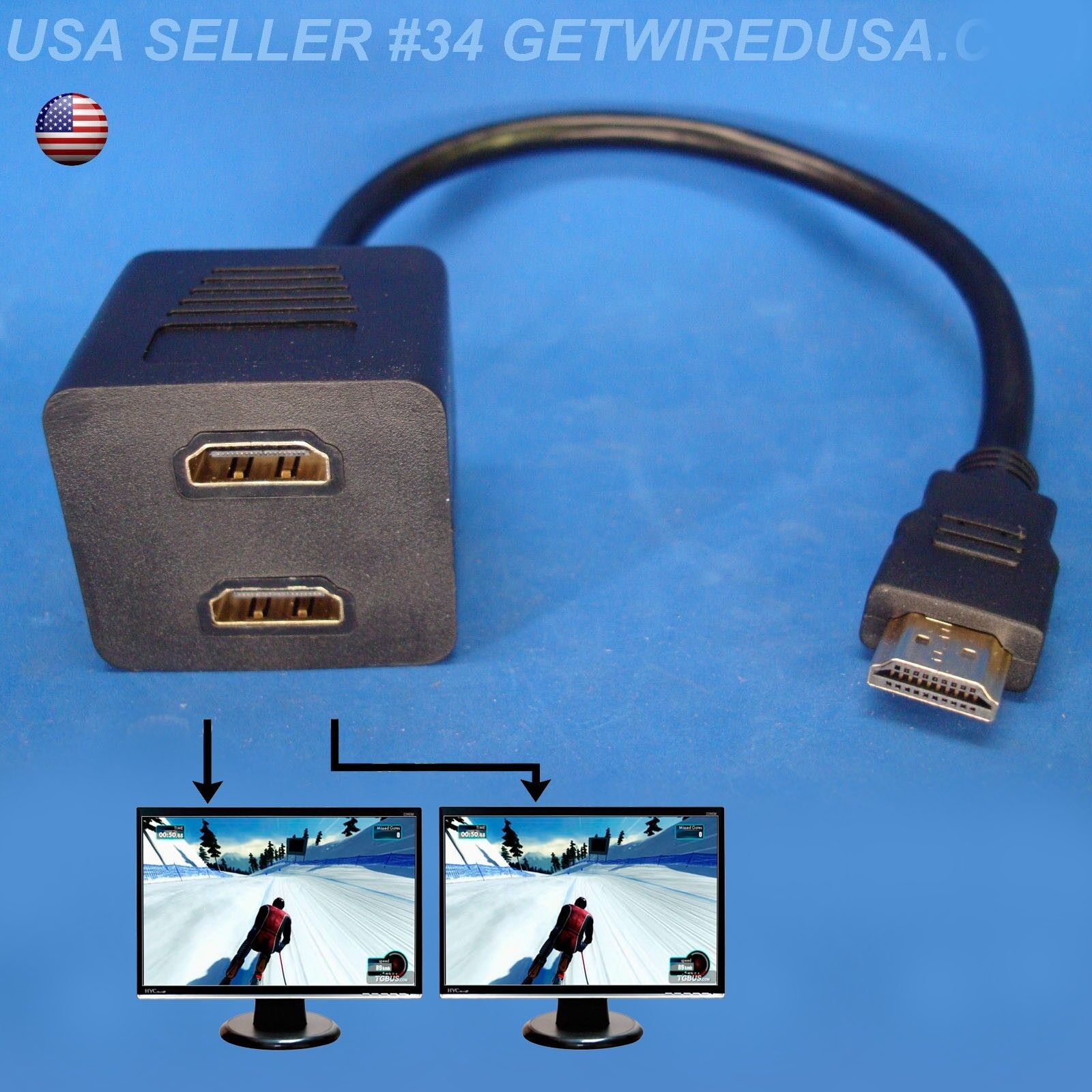 Адаптер HDMI на 2 монитора. Переходник HDMI 2 В 1. 2 HDMI В 1 HDMI разветвитель. HDMI переходник на 2 HDMI на 2 монитора.