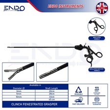 ENDO&reg; New 5mm 45cm Laparoscopic ENDO CLINCH Grasper Bariatric Long Forceps CE