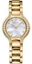 Ebel Beluga 18k Yellow Gold Mini Ladies Diamo...