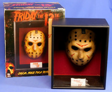 FRIDAY THE 13TH JASON MASK PROP REPLICA NECA LE IN SHADOWBOX DISPLAY