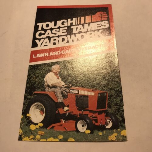 CASE Lawn And Garden Tractors Original 1981 Sales Brochure - Afbeelding 1 van 3