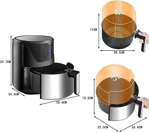 llivekit 5l air fryer