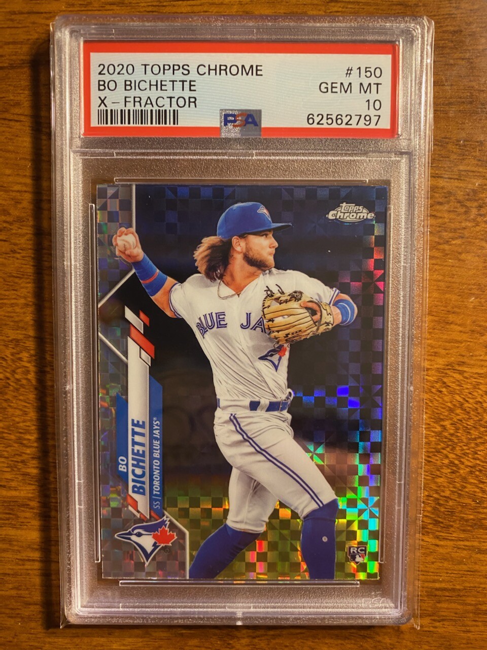 2020 Topps Chrome Bo Bichette XFractor Refractor Rookie RC #150 PSA 10