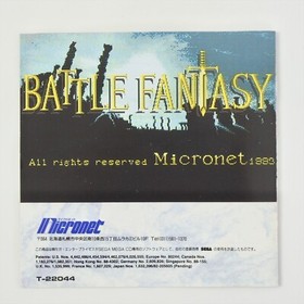 BATTLE FANTASY Sega Mega CD 2119 mcd
