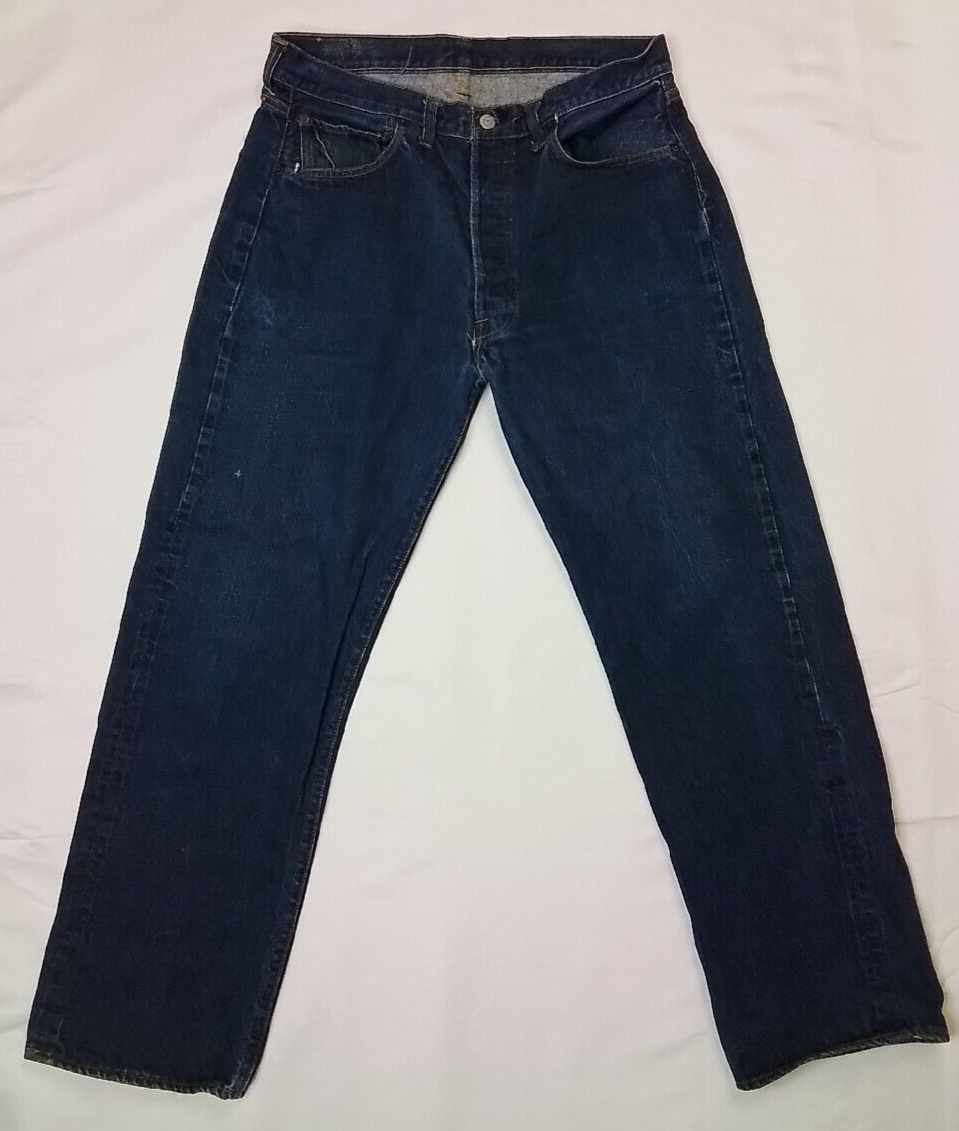 Vintage 60s Levi's 501 Jeans Selvage,6 top Button,maybe 5 Vintage 60s Levi's 501 Jeans Selvage,6 top Button,maybe 5