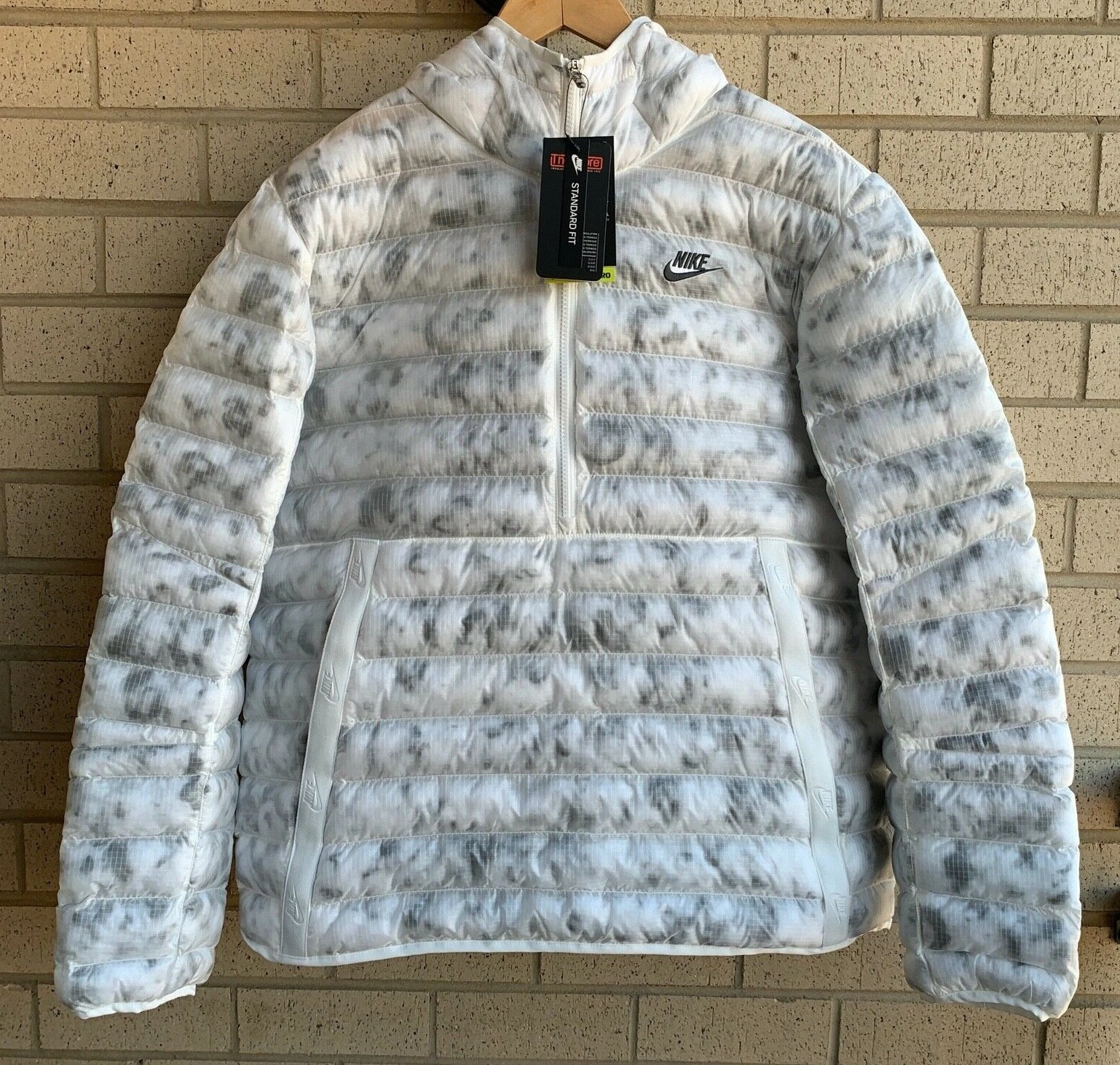 Nike Sportswear Marble Insulation Half-Zip Jacket DA0396-121 - Size Medium - NWT