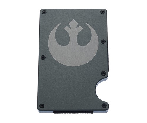 Star Wars Rebel RFID-blockierend Metall vegane Geldbörse Geldklammer Kreditkartenhalter - Bild 8 von 19