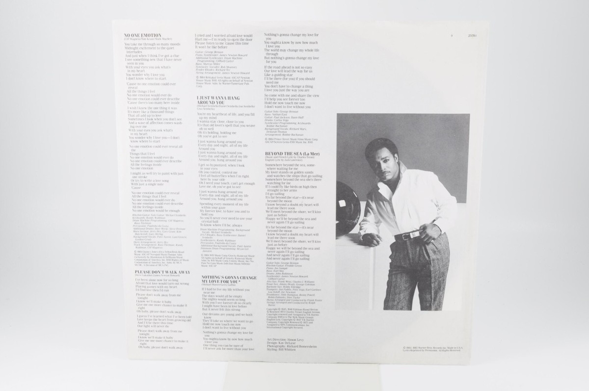 George Benson – 20/20 Warner B Records 1989 Us Original ( 1LP/NM