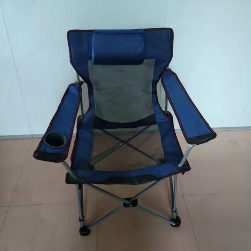Sedia da Campeggio Pieghevole Resistente con Portabicchieri Oversize Esterno Portatile - Foto 15 di 15