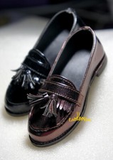 1/4MSD 1/3SD Uncle BJD Male Doll Shoes Retro Tassel Uniform Shoes 2 Colors
