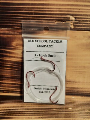 3-Hook Snell/Crawler Harness - Your Choice: Length, Hook Size, lb Test